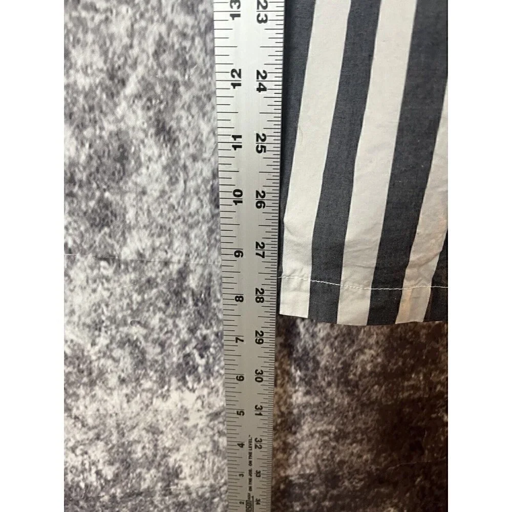 Urban Outfitters‎ Percy Tapered Pleated High Rise Striped Blue White Pants 4
